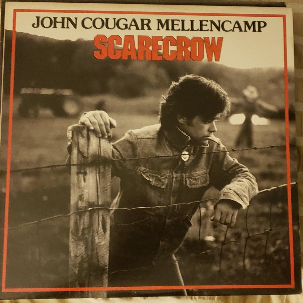Original 1985 pressing Scarecrow by John Cougar Melleoncamp
